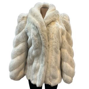 Vintage dead-stock Jordache faux fur coat